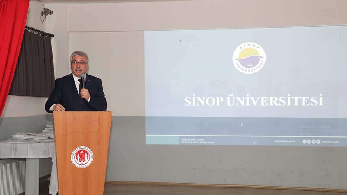 Sinop Üniversitesi Rektörü Öğrencilerimize Tecrübelerini Aktardı
